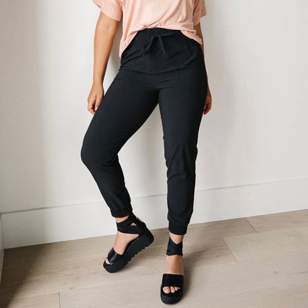 Albion Black Track Pants